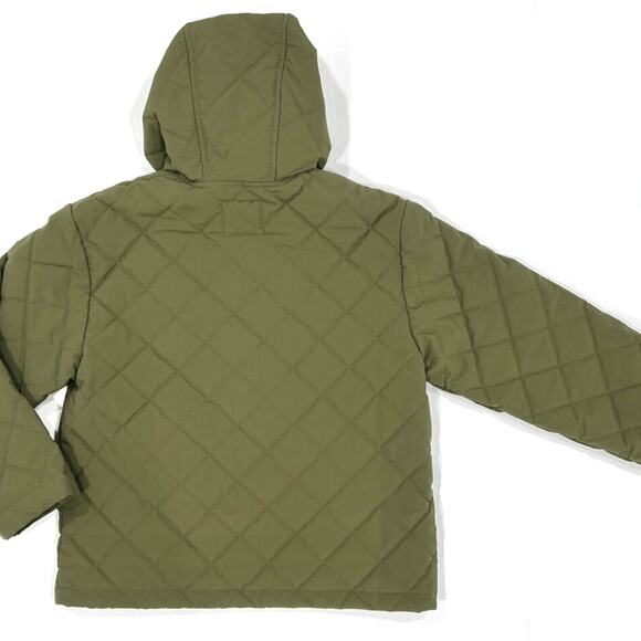 Zara Green Quilted Coat - Picture 4 of 4